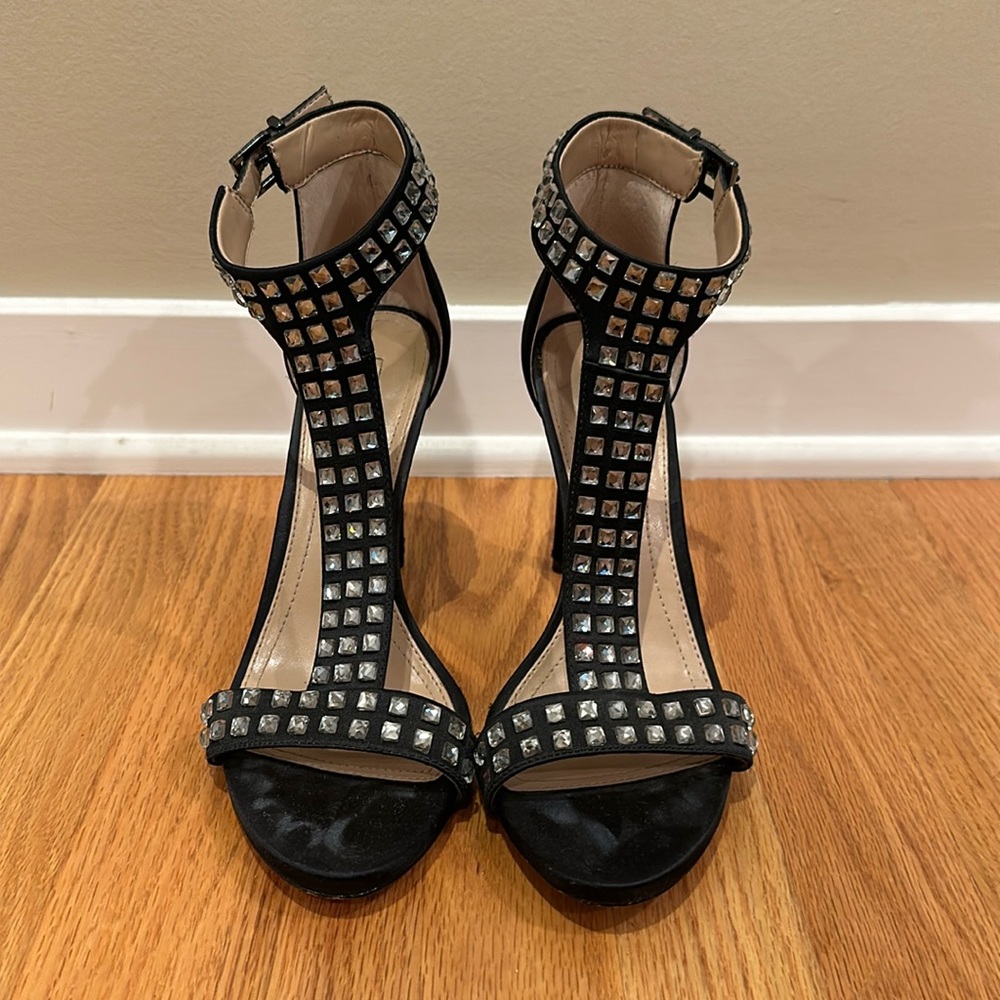 BCBGMAXAZRIA rhinestone heels